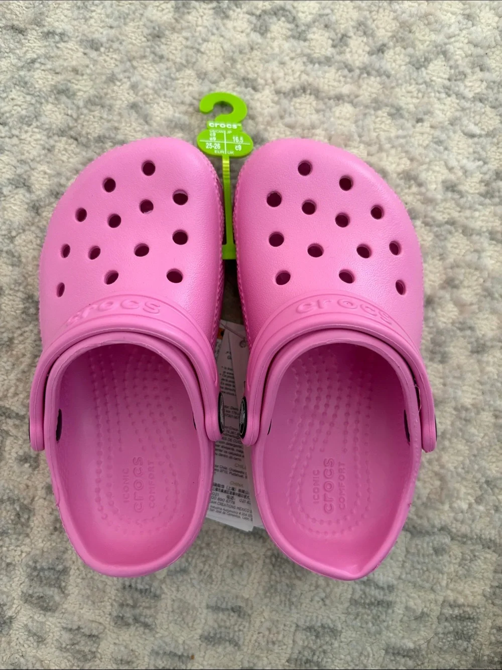 CROCS Kids Classic Clog - Taffy Pink C9